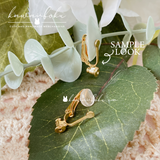 Tulips Bunny (BLUE) | Earrings