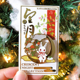 Crescent Winter Night Pin