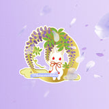 Crescent Wisteria Night | Sticker