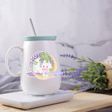 Crescent Wisteria Night | Sticker