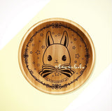 The Foodie Rabbit | Wooden Plate*limited
