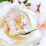 Crescent Blossom Night Pin