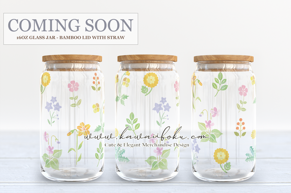 Spring Time | 16oz Glass Jar