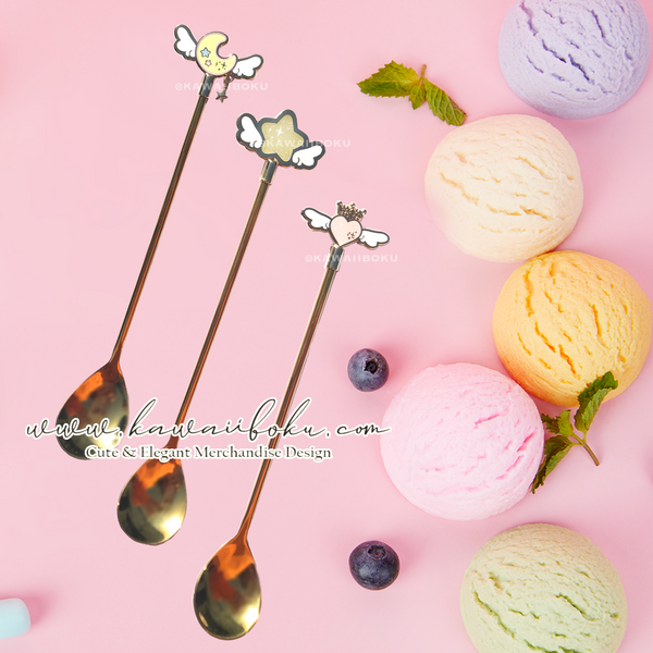Luna Wand  Dessert Spoons