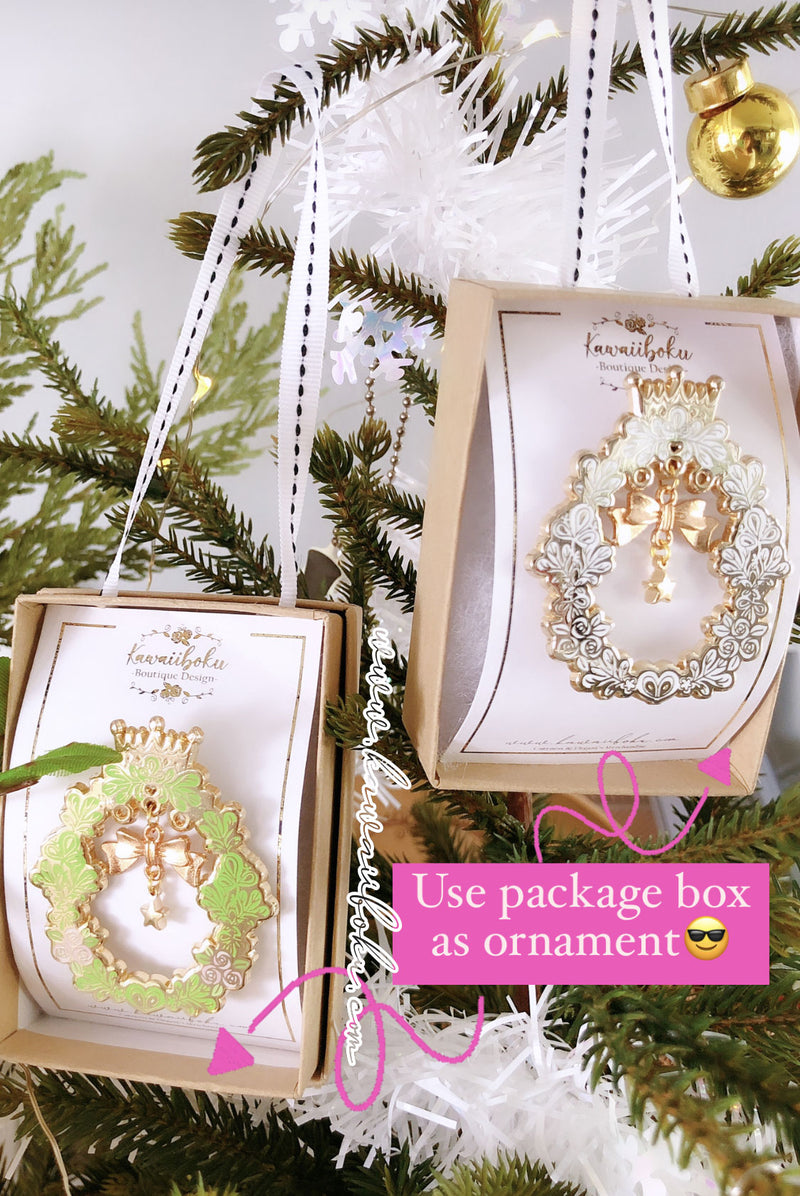Festive Pin(s) with ornament box *limited*