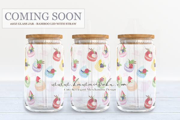 Macaron Wonderland | 16oz Glass Jar