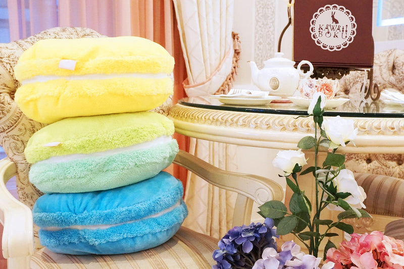 Fluffy Macarons Cushions (handmade)