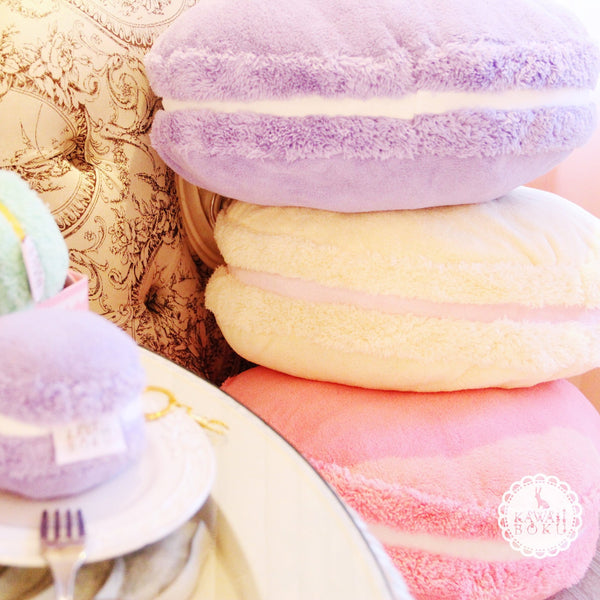 Fluffy Macarons Cushions (handmade)